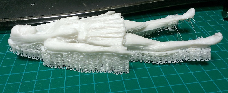 ３dプリンター Reprap Mendel Evolution その６ プリントとスライサーの設定 その２ Across The Road